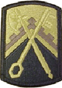 16th Sustainment Brigade OCP Scorpion Shoulder Patch With Velcro