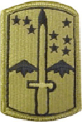 172nd Infantry Brigade OCP Scorpion Shoulder Patch With Velcro