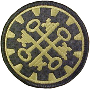 177th Military Police Brigade OCP Scorpion Shoulder Patch With Velcro