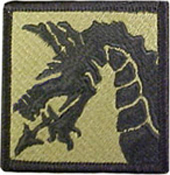 18th Airborne Corps Headquarters OCP Scorpion Shoulder Patch With Velcro