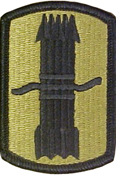 197th Fires Brigade OCP Scorpion Shoulder Sleeve Patch