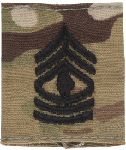 E-8 First Sergeant 1SG OCP Scorpion Gortex Loop Insignia