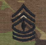 E-8 First Sergeant 1SG OCP Scorpion Sew On Insignia