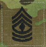 E-8 First Sergeant 1SG OCP Scorpion Insignia With Velcro