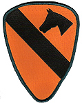 1st Cavalry Division Shoulder Patch