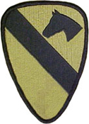 1st Cavalry Division OCP Scorpion Shoulder Patch With Velcro