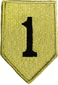 1st Infantry Division OCP Scorpion Shoulder Patch With Velcro