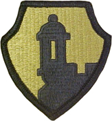 1st Mission Support Command OCP Scorpion Shoulder Patch With Velcro
