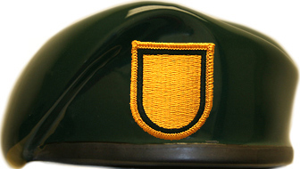 1st Special Forces Group Ceramic Beret With Flash