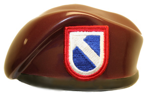 1st Support Command Ceramic Beret With Flash