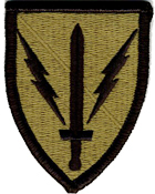 201st Battlefield Surveillance OCP Scorpion Shoulder Patch With Velcro