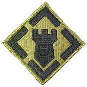 20th Engineer Brigade OCP Scorpion Shoulder Patch With Velcro