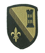 225th Engineer Brigade OCP Scorpion Shoulder Patch With Velcro 