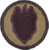 24th Infantry Division OCP Scorpion Shoulder Patch With Velcro