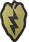 25th Infantry Division OCP Scorpion Shoulder Patch With Velcro