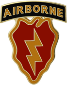 25th Infantry Division With Airborne Tab CSIB