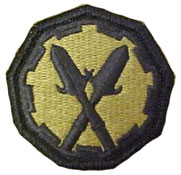 290th Military Police Brigade OCP Scorpion Shoulder Patch With Velcro