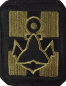 307th Medical Brigade OCP Scorpion Shoulder Patch with Velcro