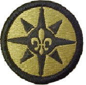 316th Sustainment Command OCP Scorpion Shoulder Patch With Velcro