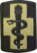 330th Medical Brigade OCP Scorpion Shoulder Patch with Velcro