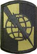 359th Signal Brigade OCP Scorpion Shoulder Patch With Velcro