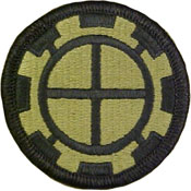 35th Engineer Brigade OCP Scorpion Shoulder Patch With Velcro