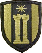 372nd Engineer Brigade OCP Scorpion Shoulder Patch 