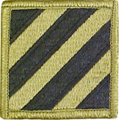 3rd Infantry Division OCP Scorpion Shoulder Patch With Velcro