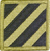 3rd Infantry Division OCP Scorpion Shoulder Patch With Velcro