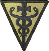 3rd Medical Command OCP Scorpion Shoulder Patch With Velcro