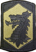 404th Chemical Brigade OCP Scorpion Shoulder Patch