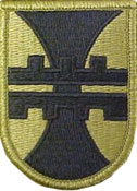 412th Engineer Brigade OCP Scorpion Shoulder Patch With Velcro 