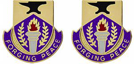 412th Civil Affairs Battalion DUI Unit Crest