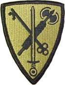 42nd Military Police Brigade OCP Scorpion Shoulder Patch With Velcro