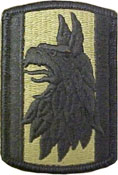 470th Military Intelligence Brigade OCP Scorpion Shoulder Patch With Velcro