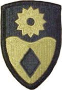 49th Military Police Brigade OCP Scorpion Shoulder Patch With Velcro