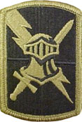 513th Military Intelligence Brigade OCP Scorpion Shoulder Patch With Velcro