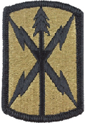 516th Signal Brigade OCP Scorpion Shoulder Patch With Velcro