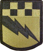 525th Military Intelligence Brigade OCP Scorpion Shoulder Patch With Velcro