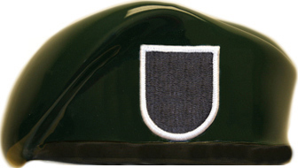 5th Special Forces Group Ceramic Beret With Flash