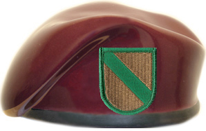 612th Quartermaster Company (Aerial Supply) Ceramic Beret With Flash