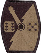 65th Fires Brigade OCP Scorpion Shoulder Sleeve Patch