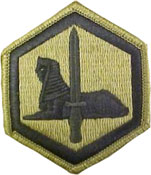 66th Military Intelligence Brigade OCP Scorpion Shoulder Patch With Velcro
