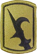 67th Maneuver Enhancement Brigade OCP Scorpion Shoulder Patch With Velcro