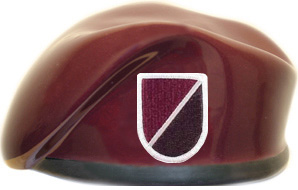 759th Medical Detachment Ceramic Beret With Flash