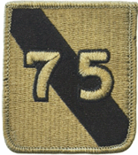 75th Training Division OCP Scorpion Shoulder Patch With Velcro