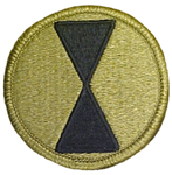 7th Infantry Division OCP Scorpion Shoulder Patch With Velcro