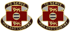 801st Combat Support Hospital Unit Crest