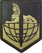 902nd Military Intelligence Group OCP Scorpion Shoulder Patch With Velcro