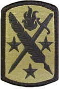 95th Civil Affairs Brigade OCP Scorpion Shoulder Patch With Velcro